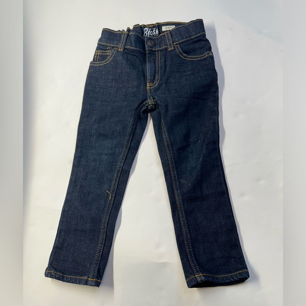 Oshkosh B’Gosh toddler Boy Dark Wash Skinny Jeans 3T